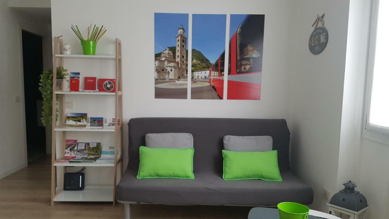 Apartamento Le Stanze Del Trenino Rosso Tirano Exterior foto